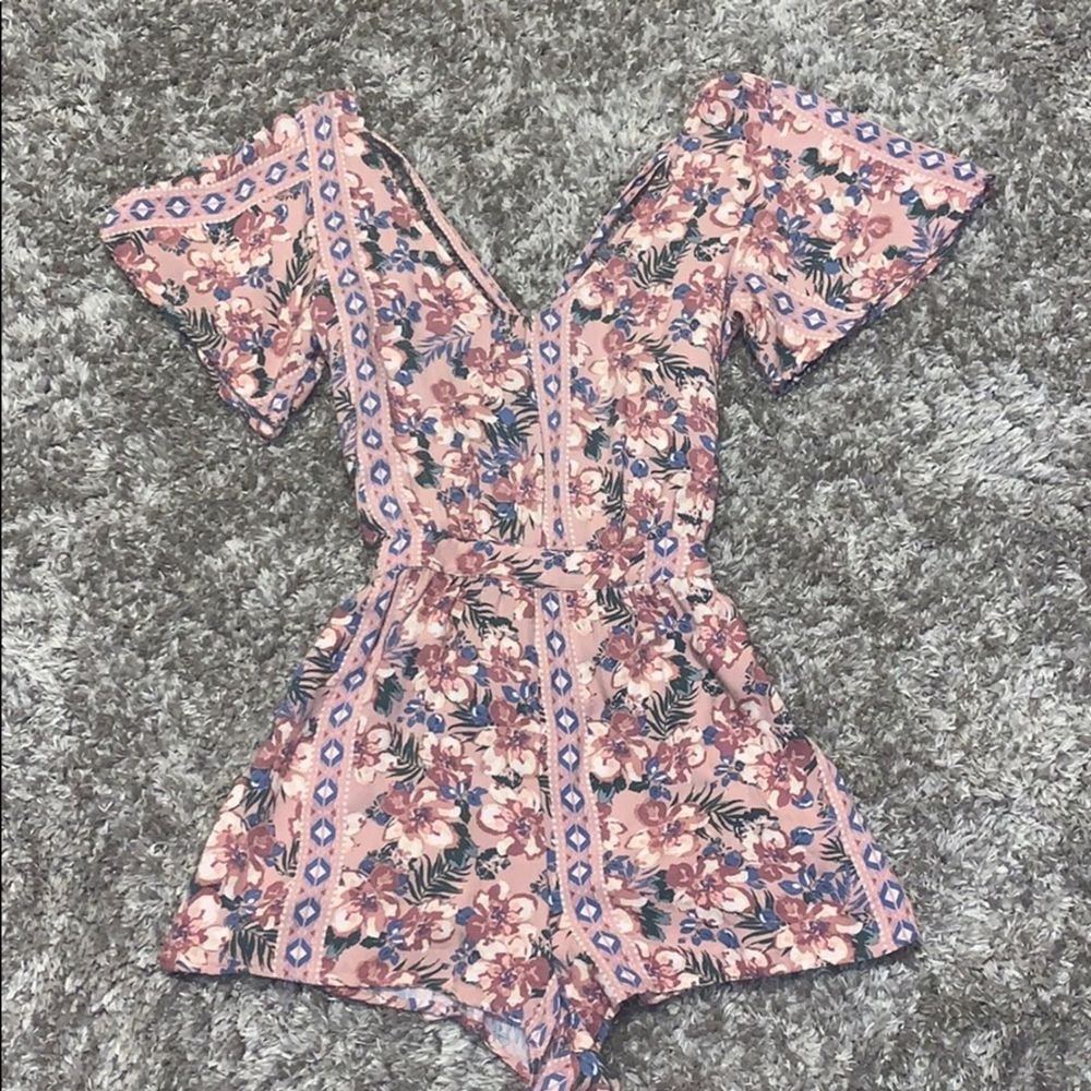 O’Neill floral and tribe print romper!